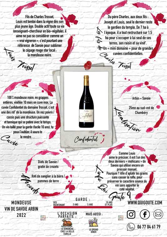 Confidentiel 2022 - Les fils de Charles Trosset