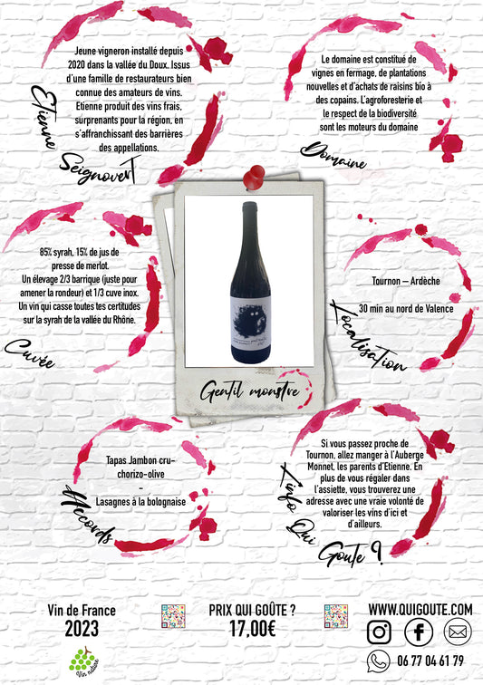 Gentil Monstre 2023 - Etienne Seignovert