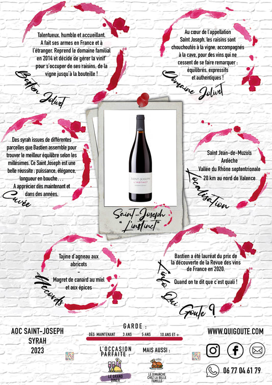 Saint Joseph "L'Instinct" 2023 - Bastien Jolivet