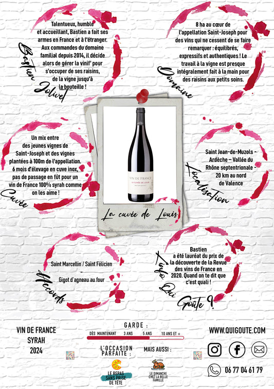 La cuvée de Louis 2024- Bastien Jolivet