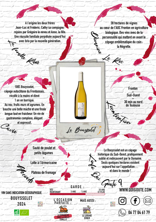 "Le Bouysselet" 2024 - Domaine Le Roc