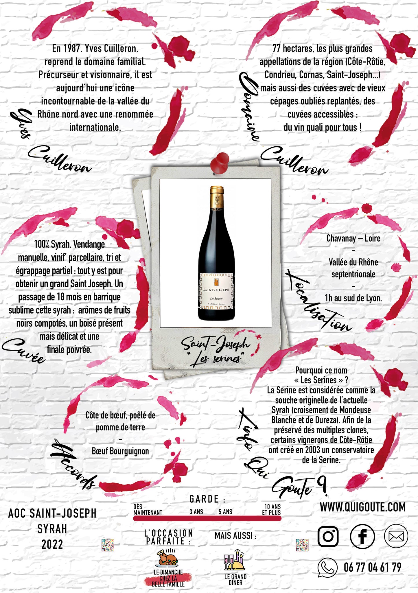 Saint-Joseph "Les Serines" 2022 - Yves Cuilleron