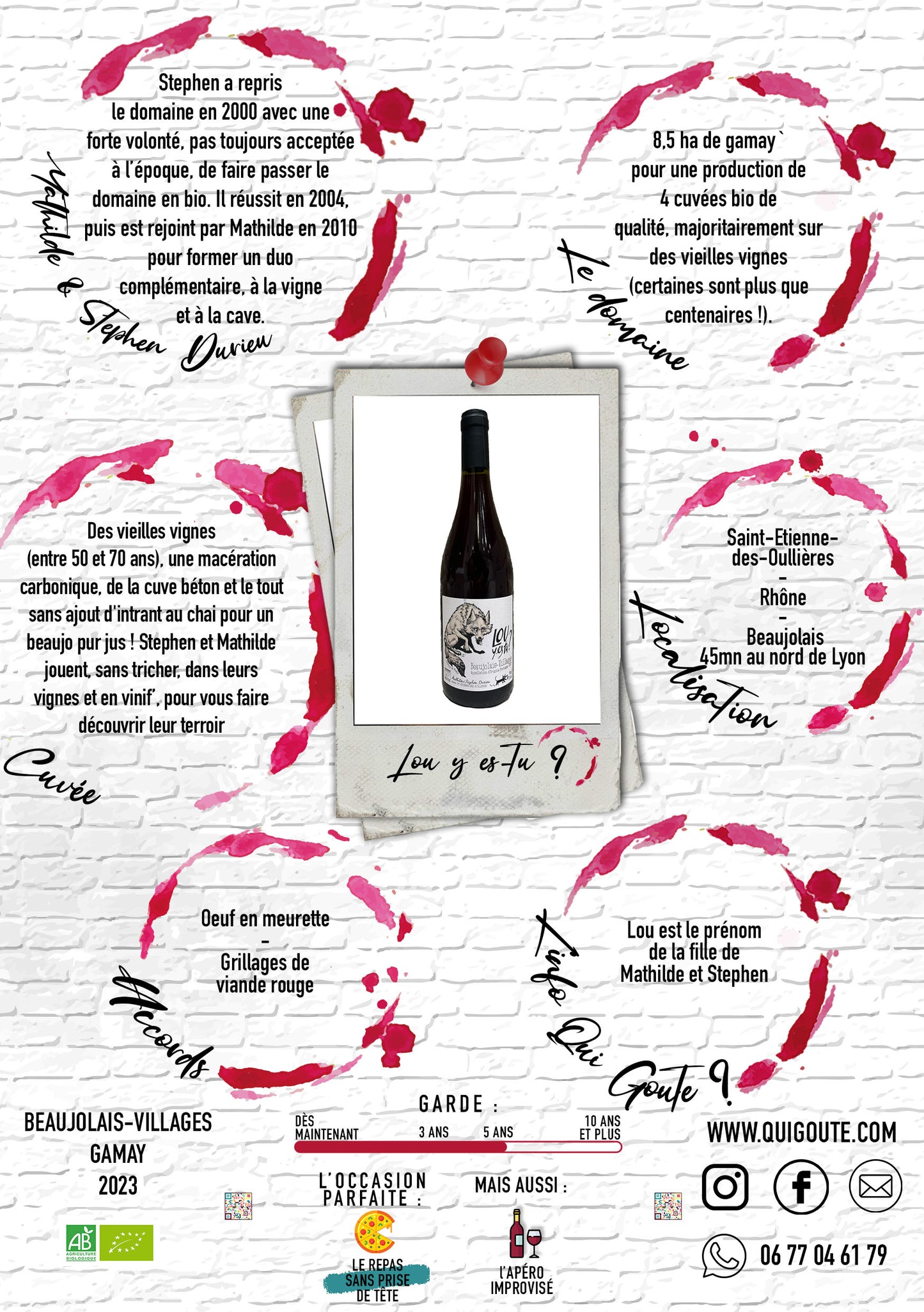 Lou. Y es-tu ? - Mathilde et Stephen Durieu