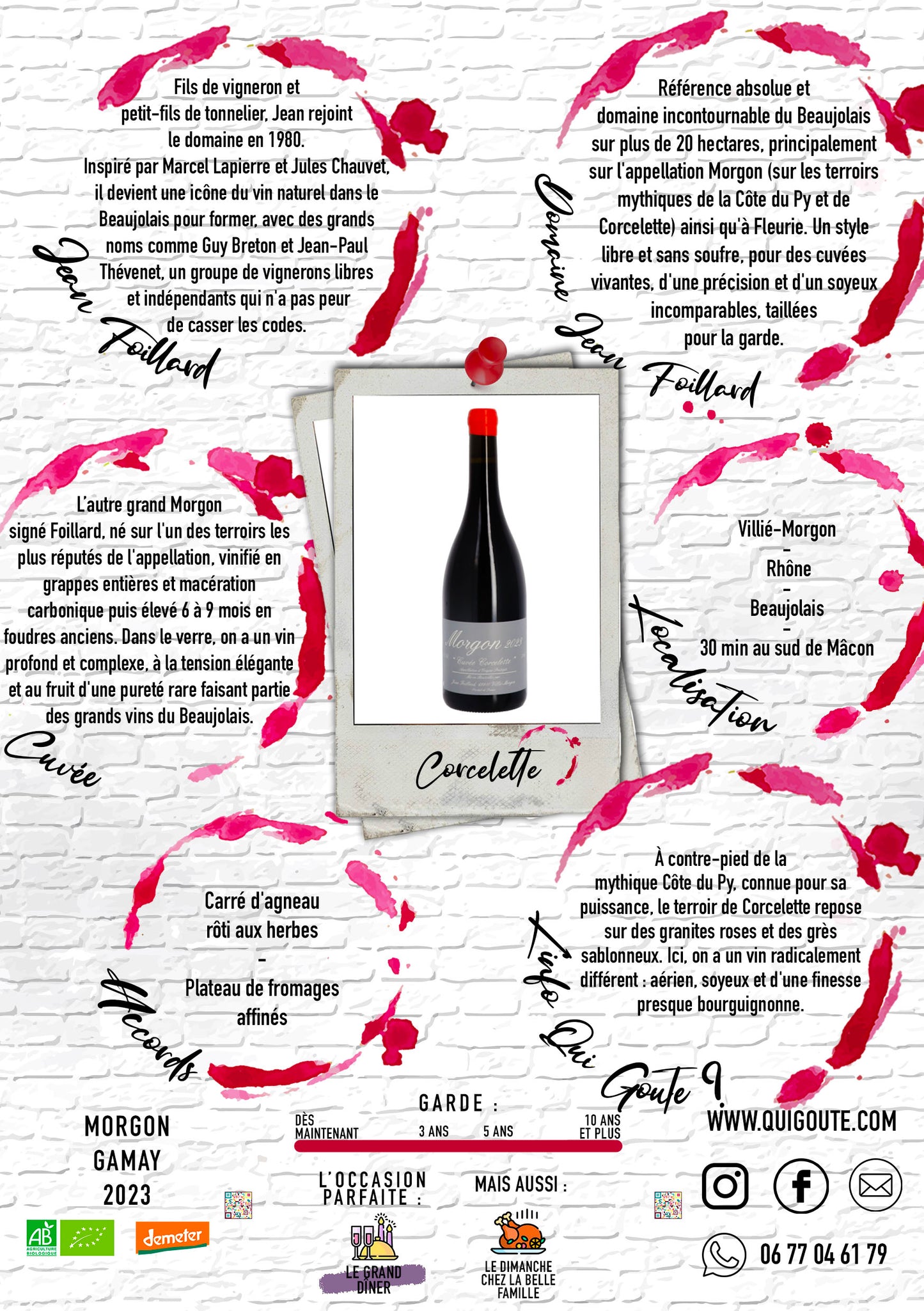 Morgon "Corcelette" 2023 - Jean Foillard
