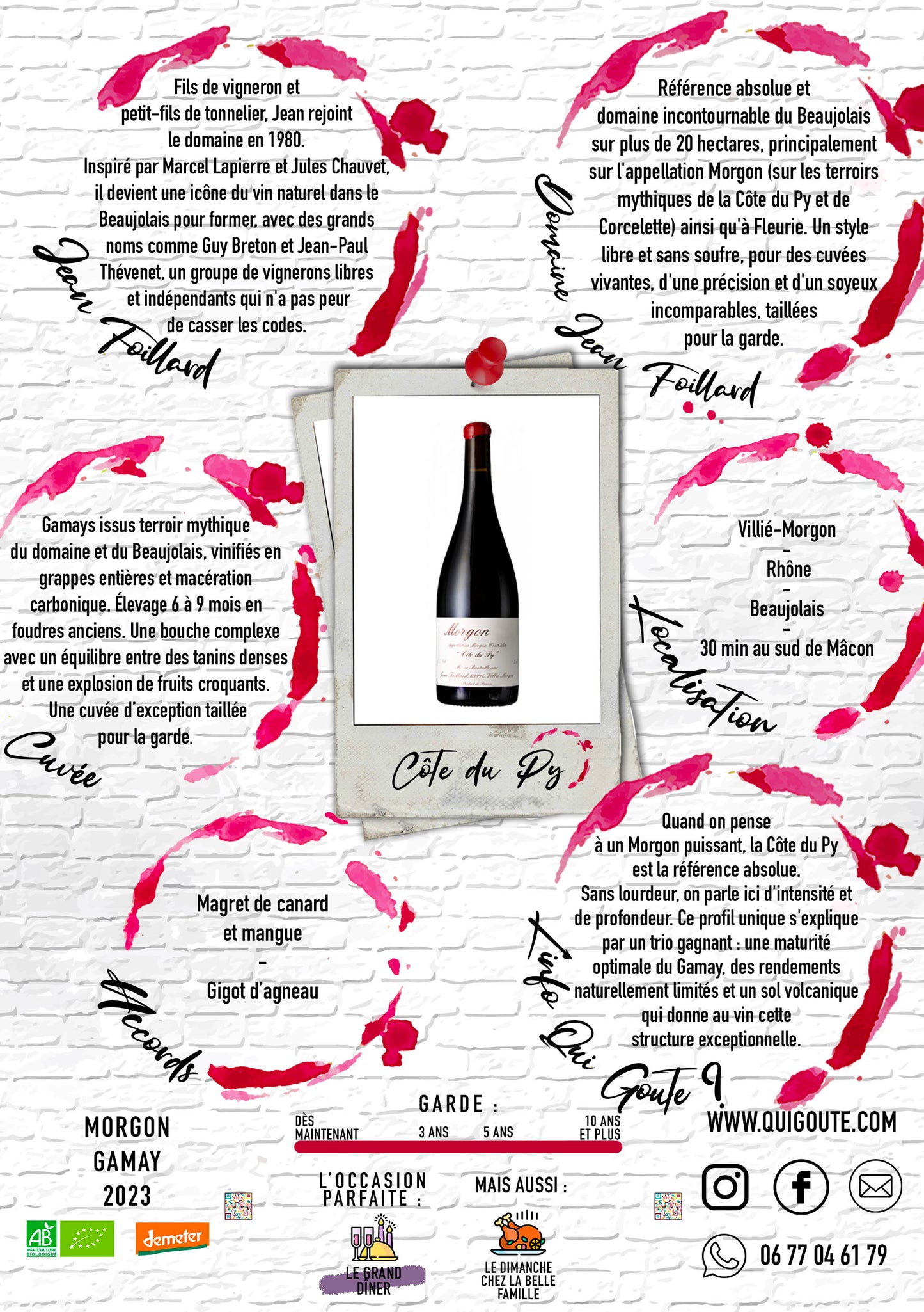 Morgon "Côte de Py" 2023 - Jean Foillard