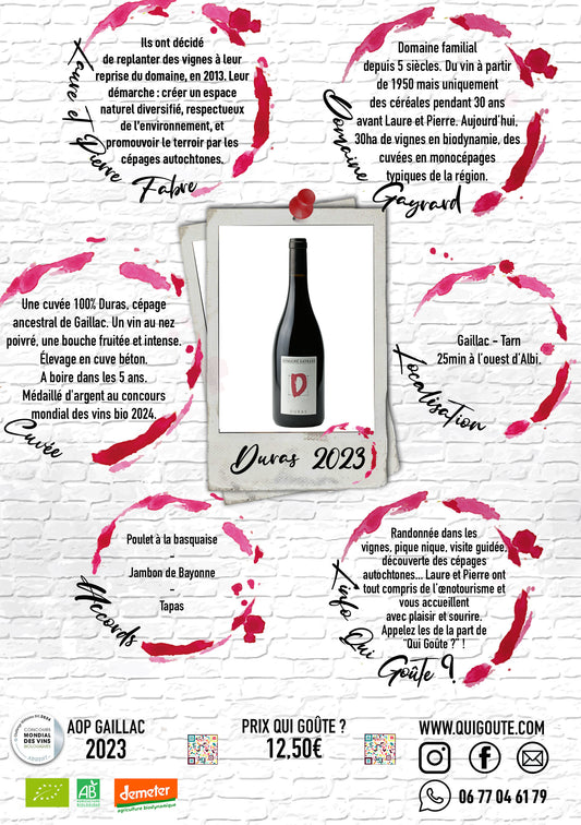 Duras 2023 - Gayrard