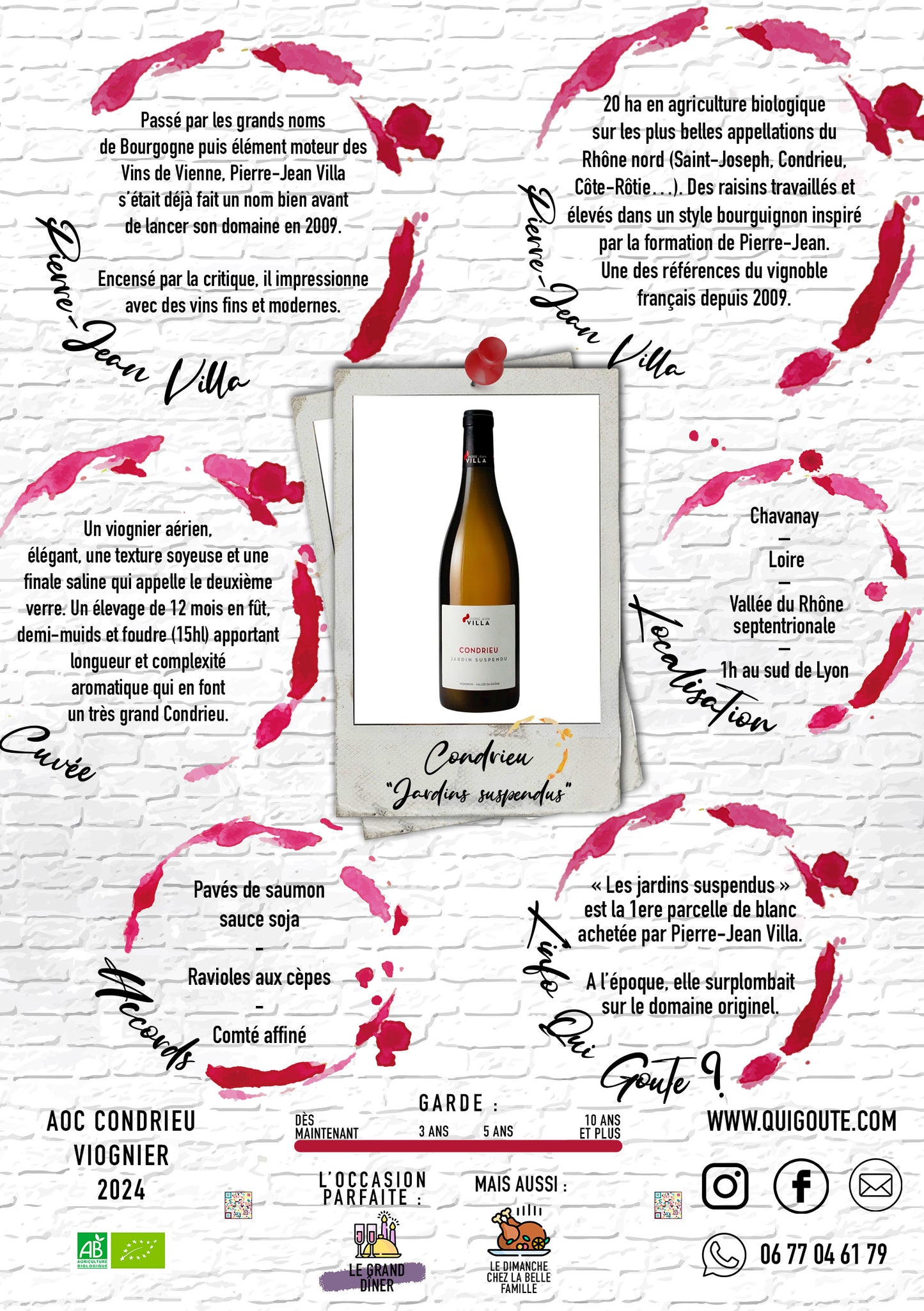 Condrieu "Jardin Suspendu" 2024 - Pierre-Jean Villa