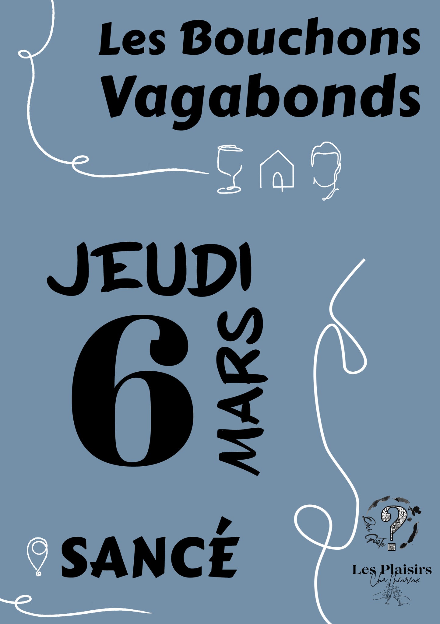 Entrée soirée "Les Bouchons Vagabonds" - 6 mars 2025
