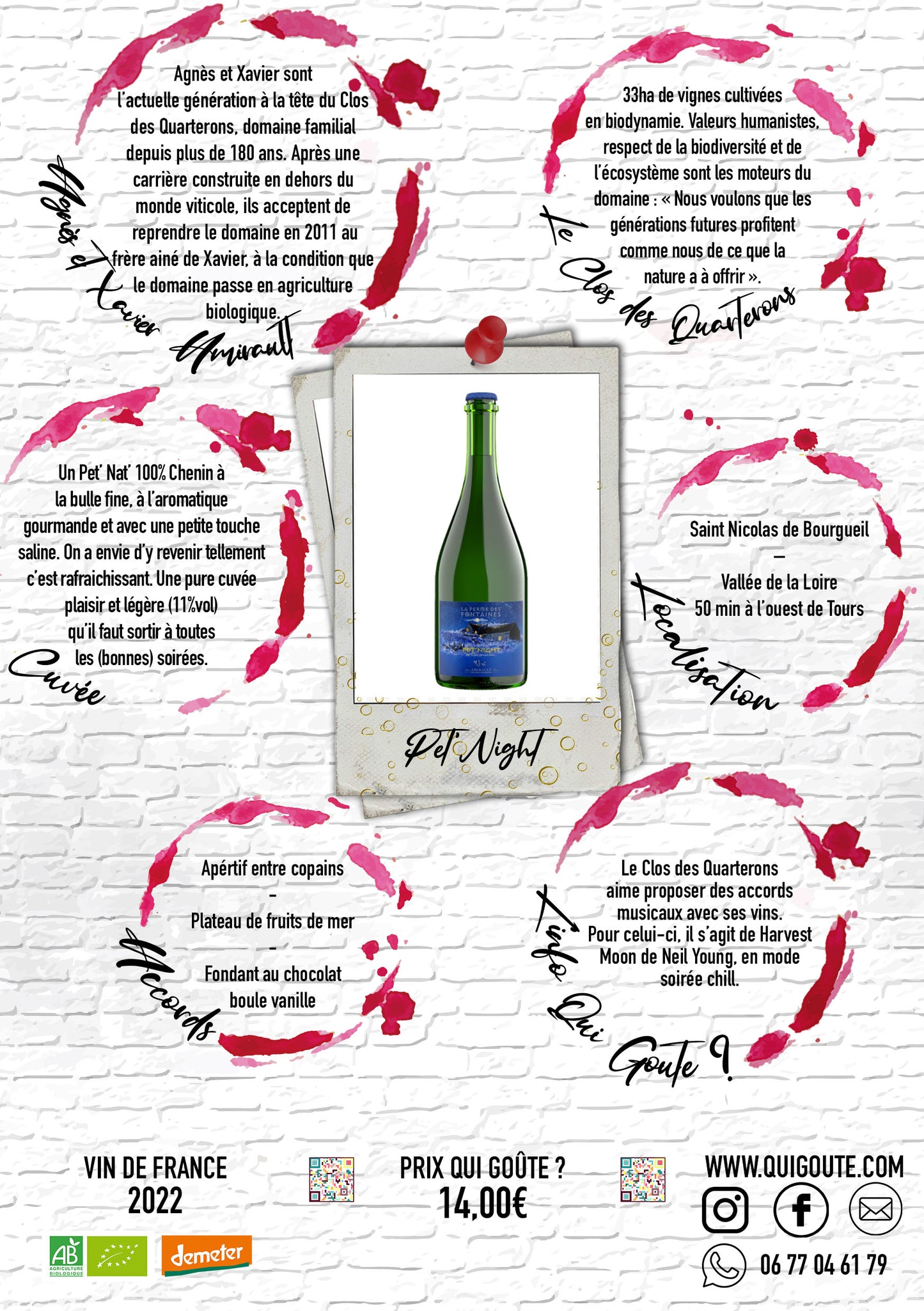 Pet’Night 2022 -  Clos des Quarterons