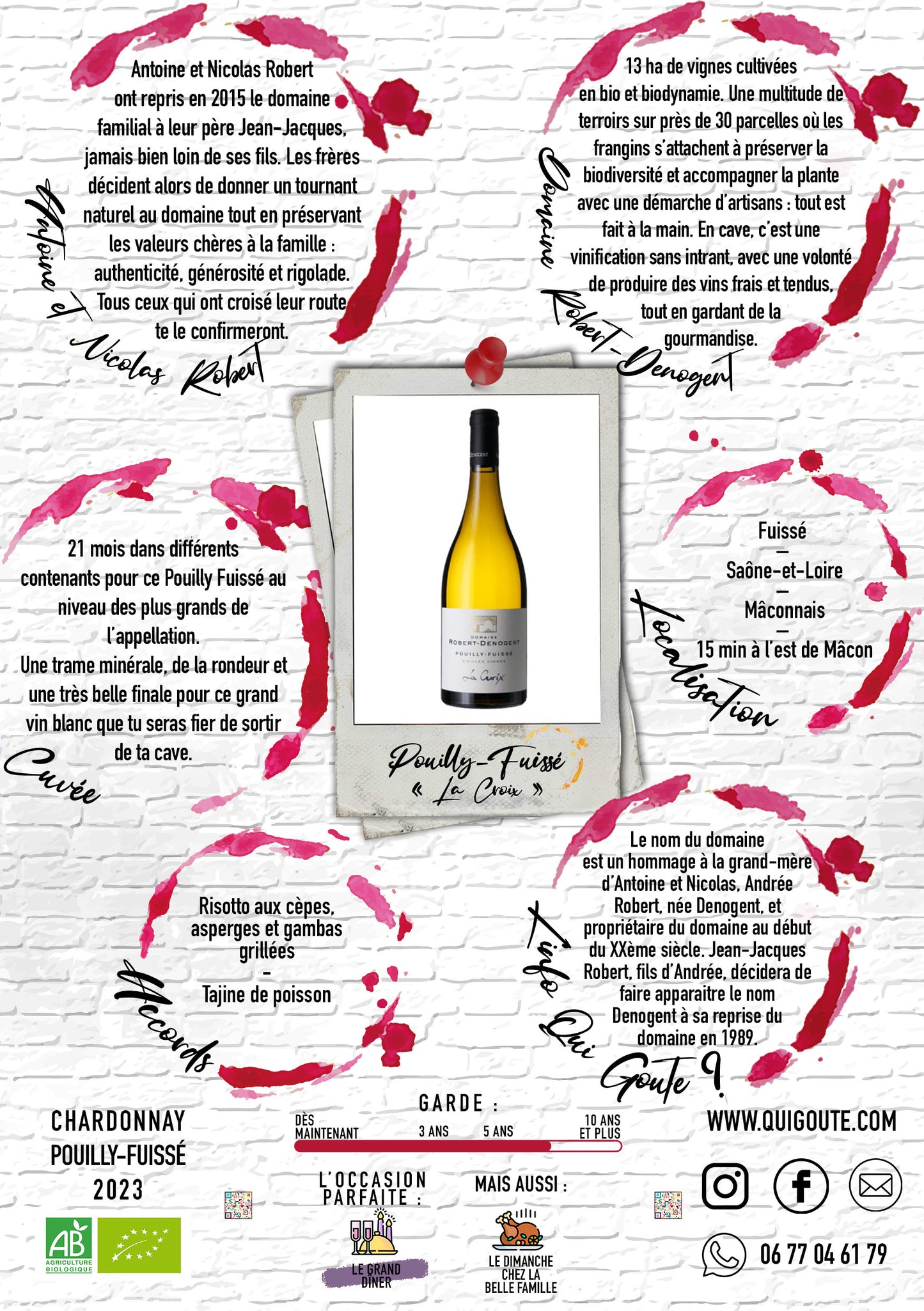 Pouilly-Fuissé - La Croix - Domaine Robert-Denogent