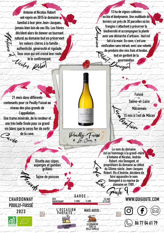 Pouilly-Fuissé " La Croix " 2023 - Domaine Robert-Denogent