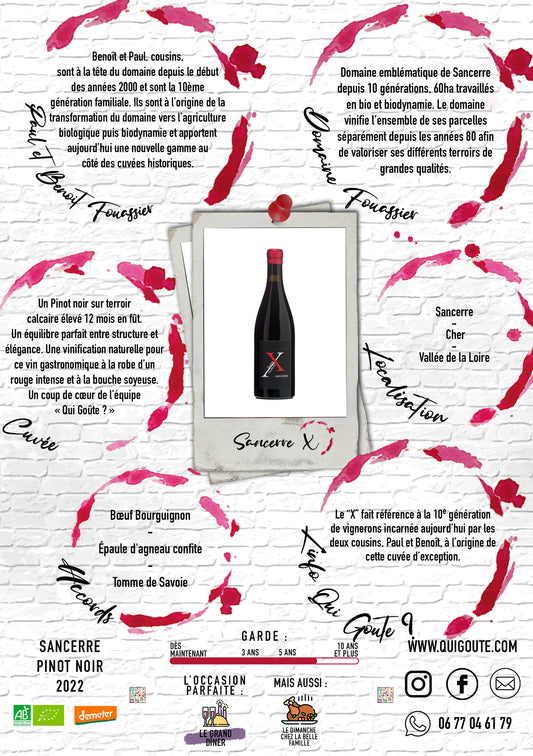 Sancerre "X" 2022 - Domaine Fouassier